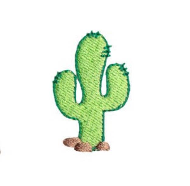 Picture of Western Mini Cactus Machine Embroidery Design