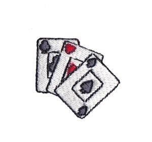 Picture of Western Mini Playing Cards Machine Embroidery Design