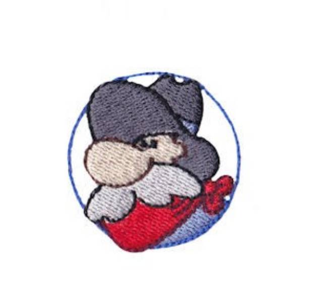 Picture of Western Mini Old Man Machine Embroidery Design