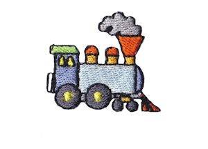 Picture of Western Mini Train Engine Machine Embroidery Design
