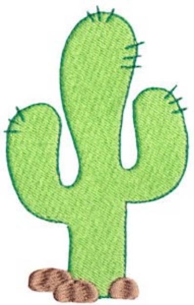 Picture of Wild West Cactus Machine Embroidery Design