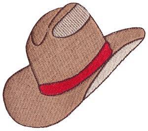 Picture of Wild West Stetson Hat Machine Embroidery Design