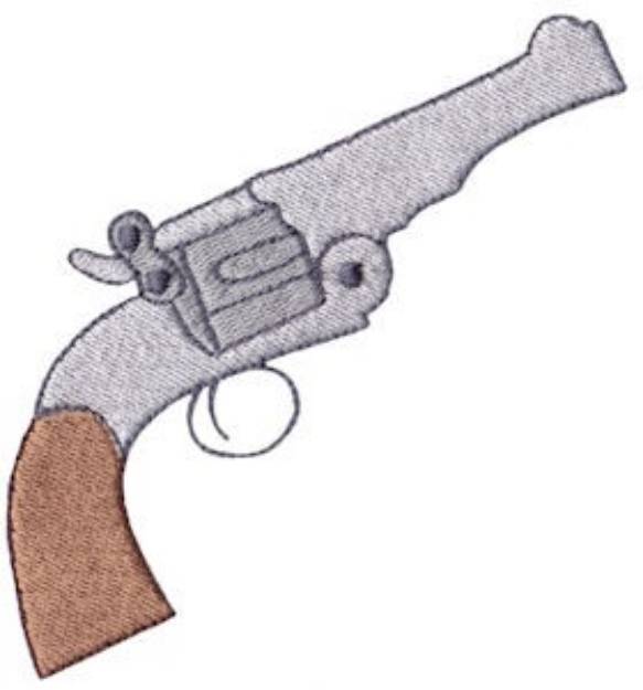 Picture of Wild West Revolver Machine Embroidery Design
