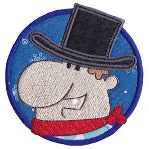 Picture of Wild West Man Applique Machine Embroidery Design