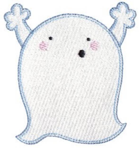 Picture of Woohoo Ghost! Machine Embroidery Design