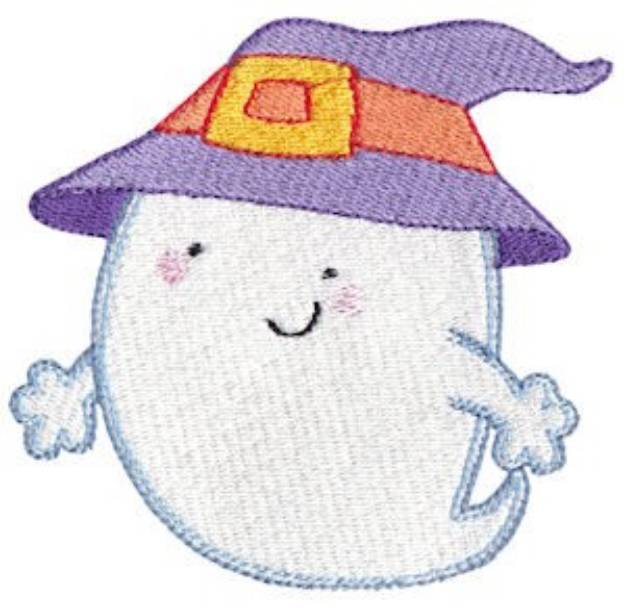 Picture of Halloween Ghost Machine Embroidery Design