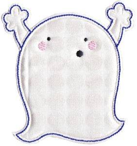 Picture of Celebrating Ghost Applique Machine Embroidery Design