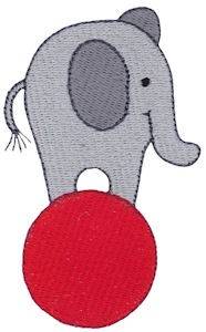 Picture of Little Circus Elephant Machine Embroidery Design