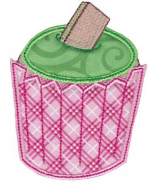 Picture of Chocolate Cupcake Applique Machine Embroidery Design
