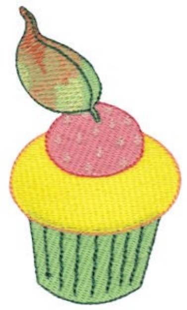 Picture of Tiny Cupcake Machine Embroidery Design