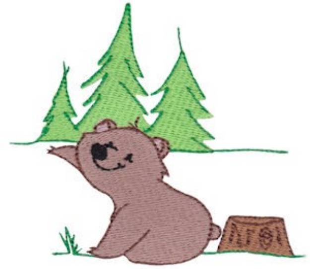 Picture of Cuddly Bear Machine Embroidery Design