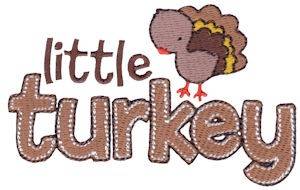 Picture of Little Turkey Machine Embroidery Design