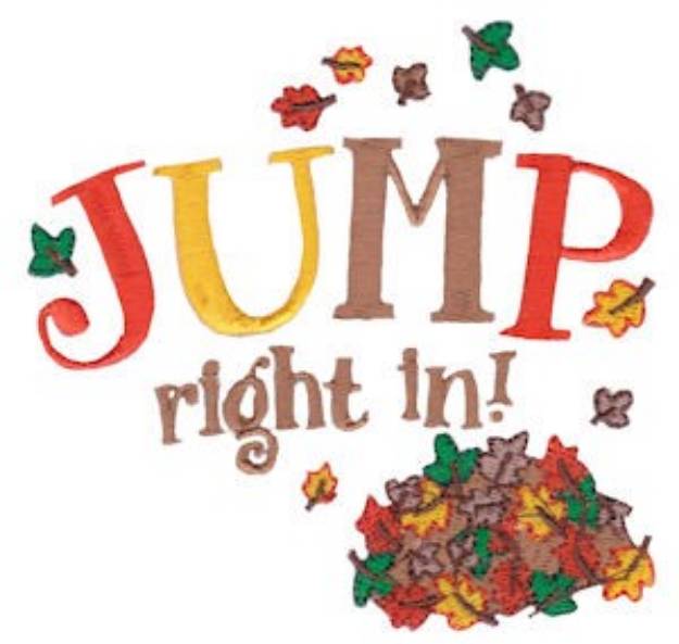 Picture of Jump Right In! Machine Embroidery Design