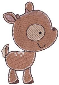 Picture of Nursery Room Deer Machine Embroidery Design