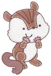 Picture of Nursery Room Chipmonk Machine Embroidery Design