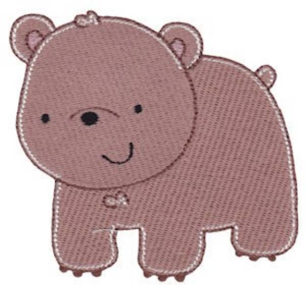 Picture of Nursery Room Bear Machine Embroidery Design