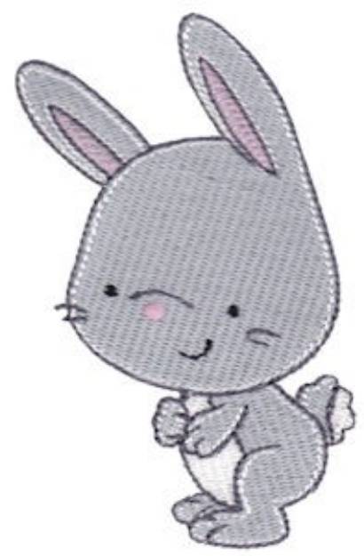 Picture of Nursery Room Bunny Machine Embroidery Design