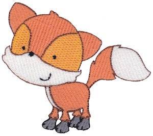 Picture of Nursery Room Fox Machine Embroidery Design