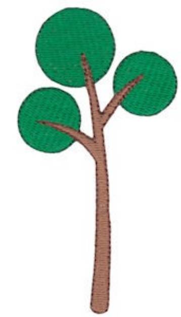 Picture of Nursery Room Forest Tree Machine Embroidery Design