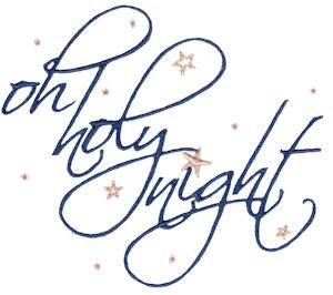 Picture of Oh Holy Night Machine Embroidery Design