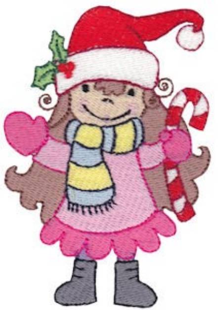 Picture of Christmas Pixie Machine Embroidery Design