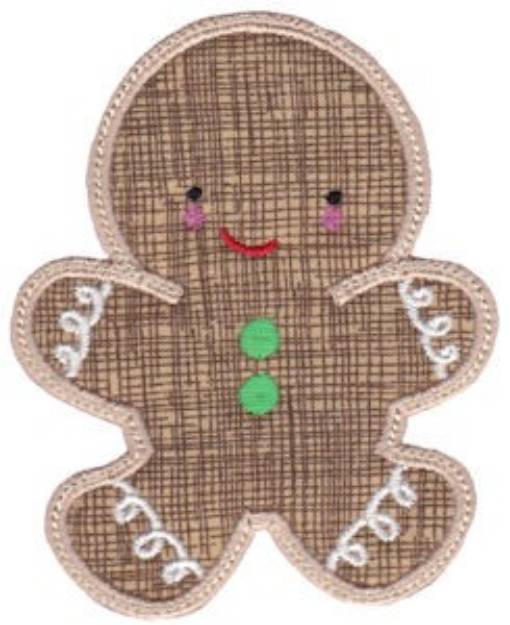 Picture of Sweet Ginger Applique Machine Embroidery Design