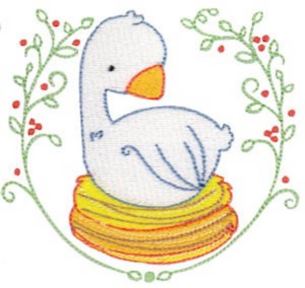 Picture of On The Sixth Day Of Christmas Machine Embroidery Design