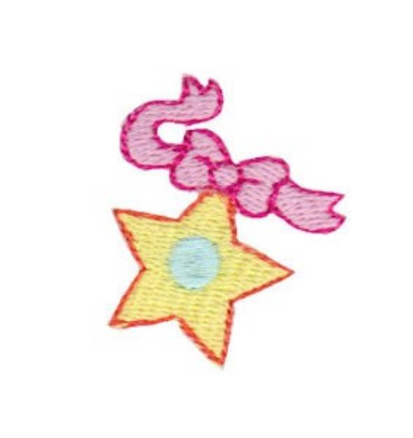 Picture of Christmas Mini Star Machine Embroidery Design