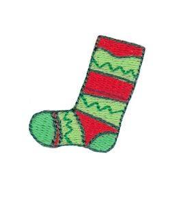 Picture of Christmas Mini Stocking Machine Embroidery Design