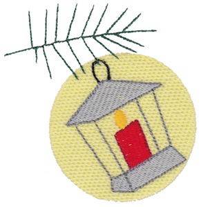 Picture of Christmas Melody Lantern Machine Embroidery Design