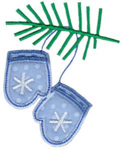 Picture of ChristmasMelodyApplique Machine Embroidery Design