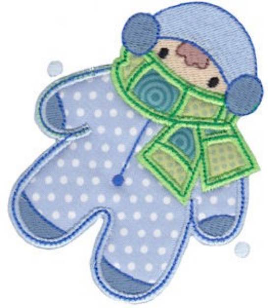 Picture of Christmas Melody Applique Machine Embroidery Design
