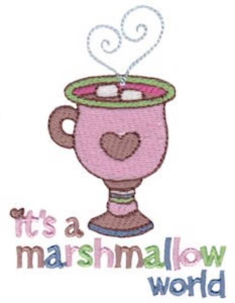 Picture of Its A Marshmallow World Machine Embroidery Design