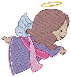 Picture of Cute Nativity Angel Machine Embroidery Design