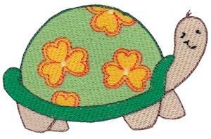 Picture of Cuddle Me Critter Turtle Machine Embroidery Design