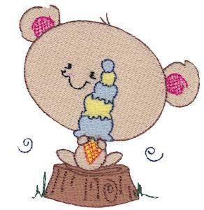Picture of Cuddle Me Critter Bear Machine Embroidery Design