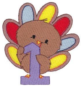 Picture of Cuddle Me Critter Turkey Machine Embroidery Design