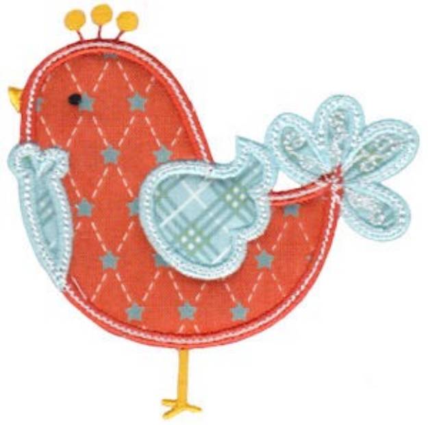 Picture of Tweet Thing Applique Machine Embroidery Design