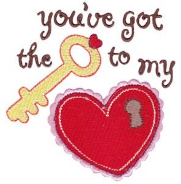 Picture of Hugs and Kisses Machine Embroidery Design