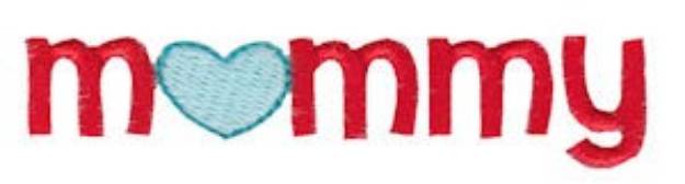 Picture of Hugs and Kisses Mommy Machine Embroidery Design