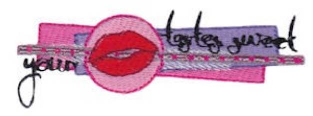 Picture of Your Totally Sweet Machine Embroidery Design