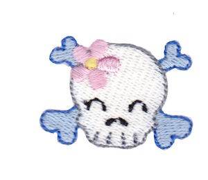 Picture of Mini Tween Skull Machine Embroidery Design