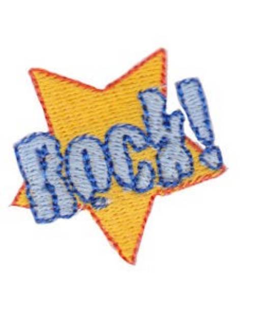Picture of Mini Tween Rock Star Machine Embroidery Design