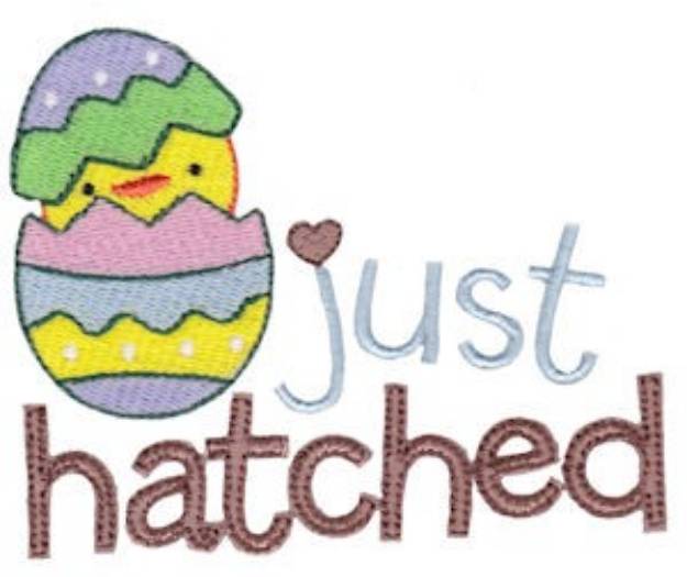 Picture of Just Hatched Easter Fun Machine Embroidery Design