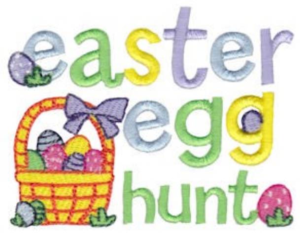 Picture of Easter Egg Hunt Fun Machine Embroidery Design
