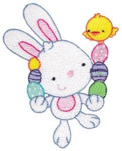 Picture of Easter Fun Machine Embroidery Design