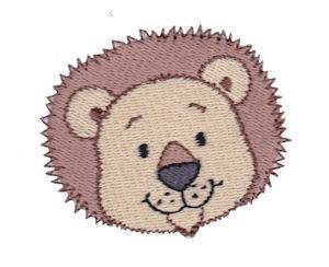 Picture of Little Lion Face Machine Embroidery Design