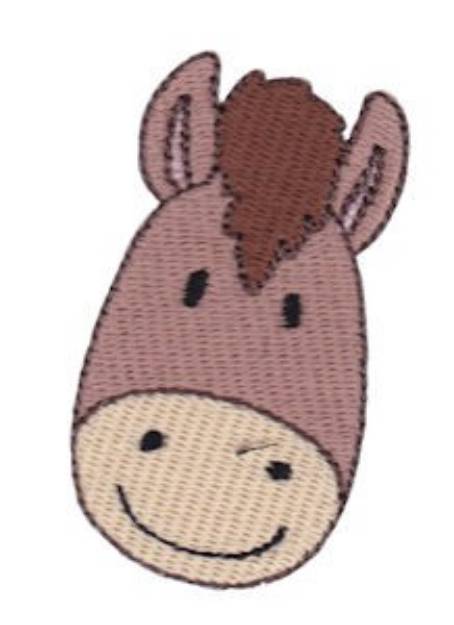 Picture of Little Horse Face Machine Embroidery Design