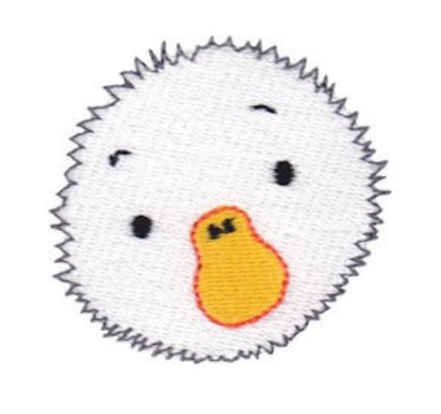 Picture of Little Goose Face Machine Embroidery Design