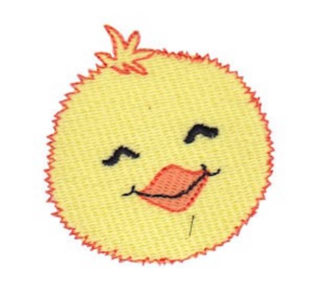 Picture of Little Duckling Face Machine Embroidery Design